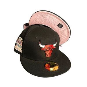 New Era Chicago Bulls 59FIFTY Fitted Hat Cap Size 7 3/8